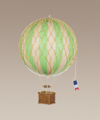 Hot Air Balloons Travels Light, Green Hot Air Balloons Travels Light, Green