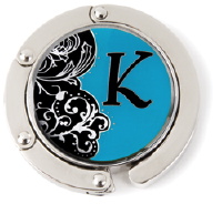 "K" Monogram Hang Em' High Purse Hanger
