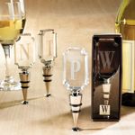 Mud Pie Initials Wine Bottle Topper