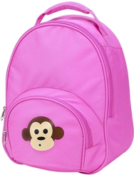 Pink Monkey Toddler Backpack by Four Peas Pink Monkey Toddler Backpack by Four Peas