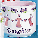 Waxcessories Floral Daughter Message Votive