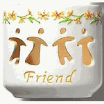 Waxcessories Floral Friend Message Votive