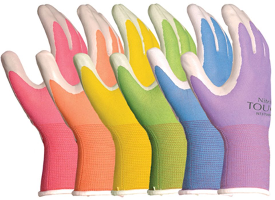 Bellingham NT3700AC Nitrile Touch Garden Glove With Nylon Liner