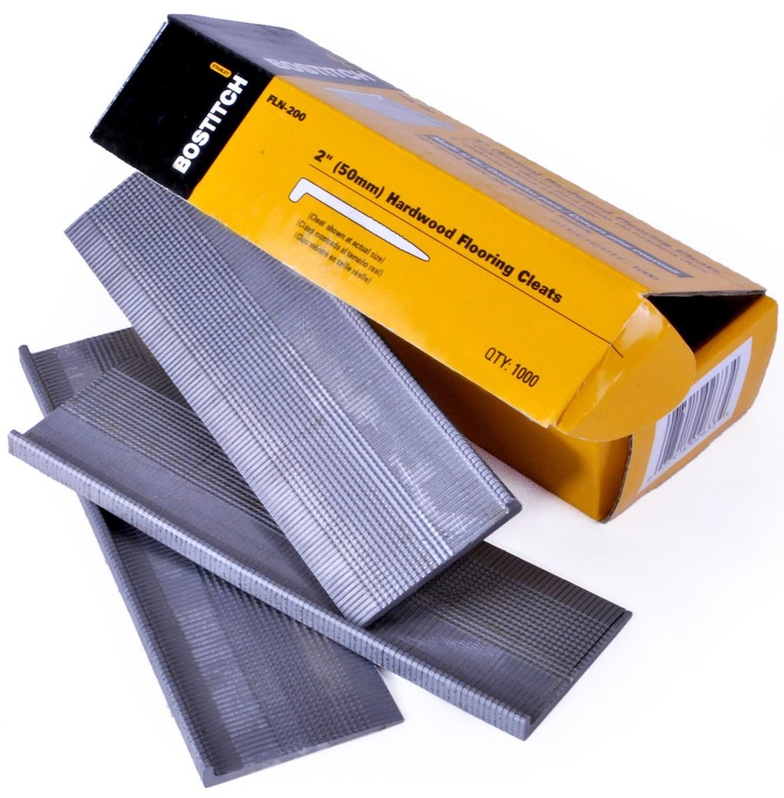Bostitch FLN200 2" Hardwood Flooring Cleats "L" Shaped 1000 per Package