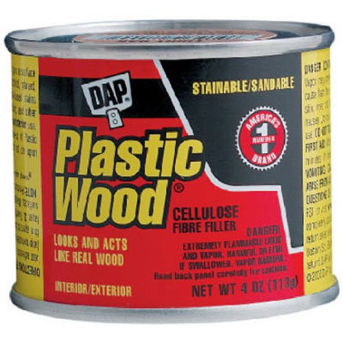 Dap 21404 Plastic Wood Solvent Wood Filler Pine 4oz Can