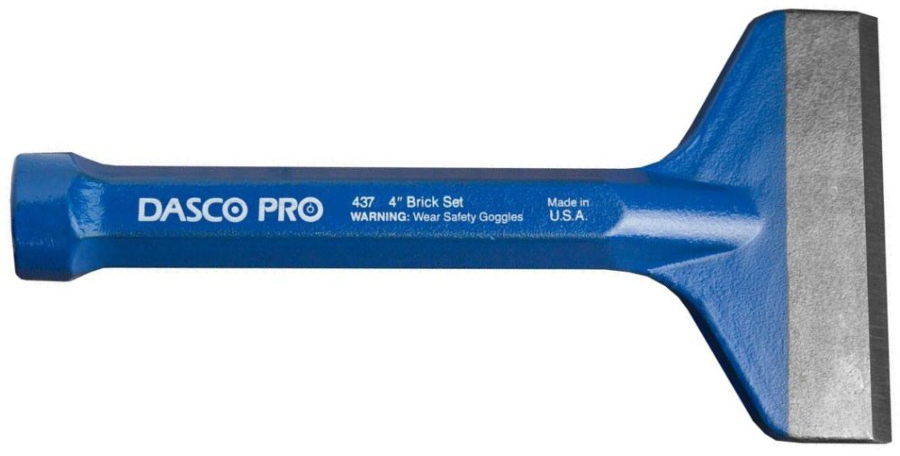 Dasco Pro 4370 4" Cut Brick Set Chisel 7" Length