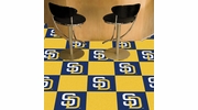 Fanmats 8596 San Diego Padres 18" x 18" Team Carpet Tiles (10 Logo, 10 Solid per Box - appx 45 sq ft) Fanmats 8596 San Diego Padres 18" x 18" Team Carpet Tiles (10 Logo, 10 Solid per Box - appx 45 sq ft)