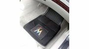 Fanmats 8838 Miami Marlins 17" x 27" Universal Fit Heavy Duty Vinyl Car Mat Set Fanmats 8838 Miami Marlins 17" x 27" Universal Fit Heavy Duty Vinyl Car Mat Set