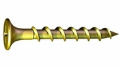 Grabber VB100YZ #6 x 1" General Purpose Interior Wood Screws Coarse Thread with Yellow Zinc - 5 lb Box Grabber VB100YZ #6 x 1" General Purpose Interior Wood Screws Coarse Thread with Yellow Zinc - 5 lb Box