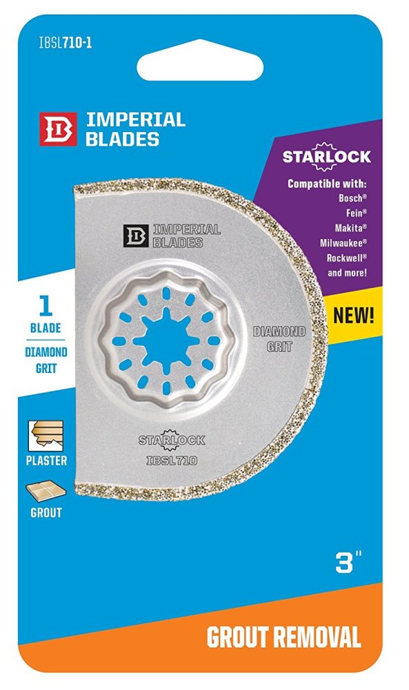 Imperial Blades IBSL7101 Starlock 3" Segmented Diamond Grit Blade 1
