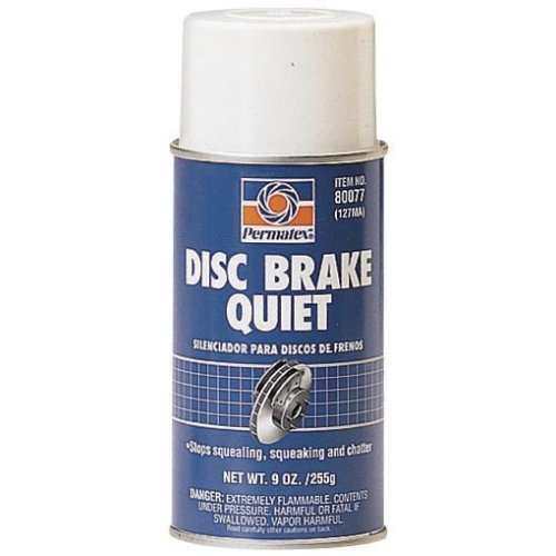 Permatex 80077 Disc Brake Quiet 12 oz Aerosol Can 9 oz net wt. (127MA)