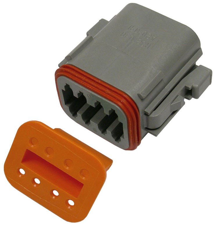 Pico 5999PT 8Way Deutsch / Wedgelock Connector Male Housing and Wedge