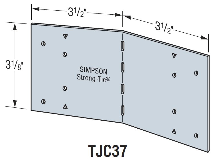 Simpson Strong Tie TJC37 Jack Truss Connector