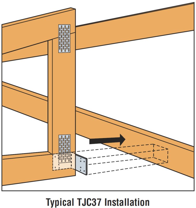 Simpson Strong Tie TJC37 Jack Truss Connector