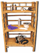 Airbrush Tattoo Body Art 3 Tier Shelf