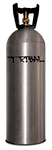 20 lb Aluminum CO2 Cylinder Tank CGA320 Valve with Handle -  Free Shipping
