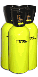 Airbrush Tattoo Co2 Tanks 10 lbs Neon Yellow