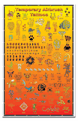 Airbrush Tattoo Stencils-Display Poster