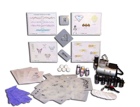 Airbrush Tattoo Mini Kit