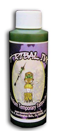 Airbrush Tattoo Paint Green 4oz
