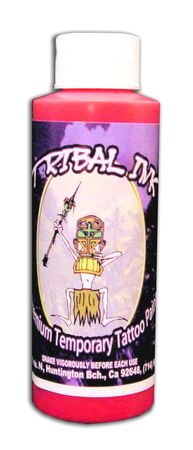 Airbrush Tattoo Paint Red 16oz
