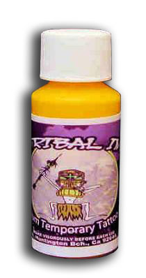 Airbrush Tattoo Paint Yellow 1oz