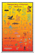 Airbrush Tattoo Stencils-Vinyl Poster Display 2|with Stencils