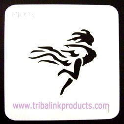 Airbrush Tattoo Stencil Fairy MI-097