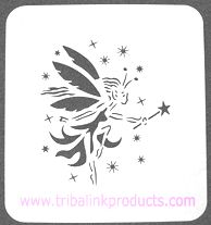 Airbrush Tattoo Stencil Fairy MY-014
