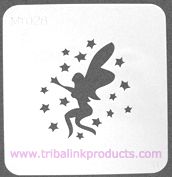 Airbrush Tattoo Stencil Fairy MY-028