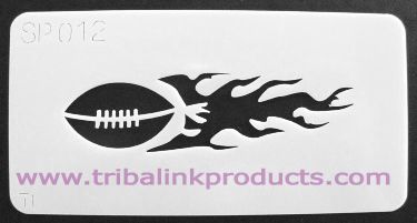 Airbrush Tattoo Stencil Football SP-012