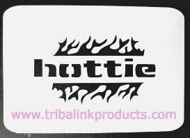 Airbrush Tattoo Stencil Hottie MI-065