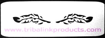Airbrush Tattoo Stencil Leave Eyes MI-091