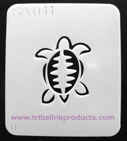 Airbrush Tattoo Stencil Sea Turtle SA-011