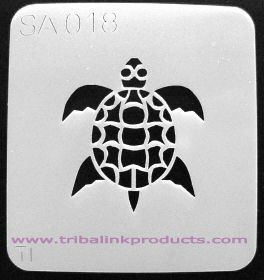 Airbrush Tattoo Stencil Sea Turtle SA-018