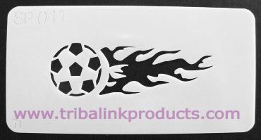 Airbrush Tattoo Stencil Soccer SP-011