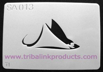 Airbrush Tattoo Stencil Sting Ray SA-013