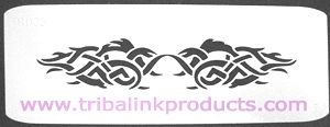Airbrush Tattoo Stencil Tribal Band TR-025