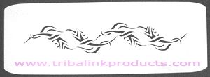 Airbrush Tattoo Stencil Tribal Band TR-040