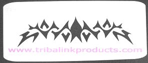 Airbrush Tattoo Stencil Tribal Band TR-044