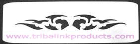 Airbrush Tattoo Stencil Tribal Band TR-053