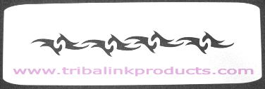Airbrush Tattoo Stencil Tribal Band TR-093