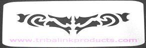 Airbrush Tattoo Stencil Tribal Band TR-095