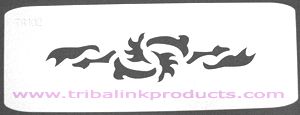 Airbrush Tattoo Stencil Tribal Band TR-102