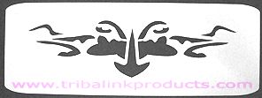 Airbrush Tattoo Stencil Tribal Band TR-108