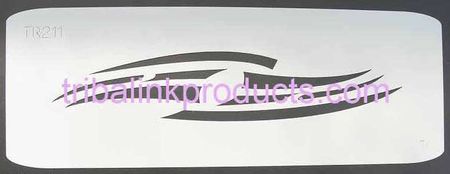 Airbrush Tattoo Stencil Tribal Band TR-211