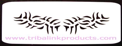 Airbrush Tattoo Stencil Tribal Band TR-251