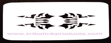 Airbrush Tattoo Stencil Tribal Band TR-258