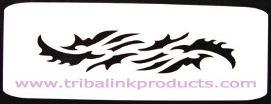 Airbrush Tattoo Stencil Tribal Band TR-274