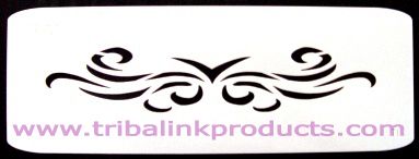Airbrush Tattoo Stencil Tribal Band TR-410